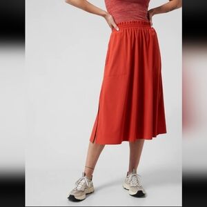 Athleta Savannah Skirt Torch Red